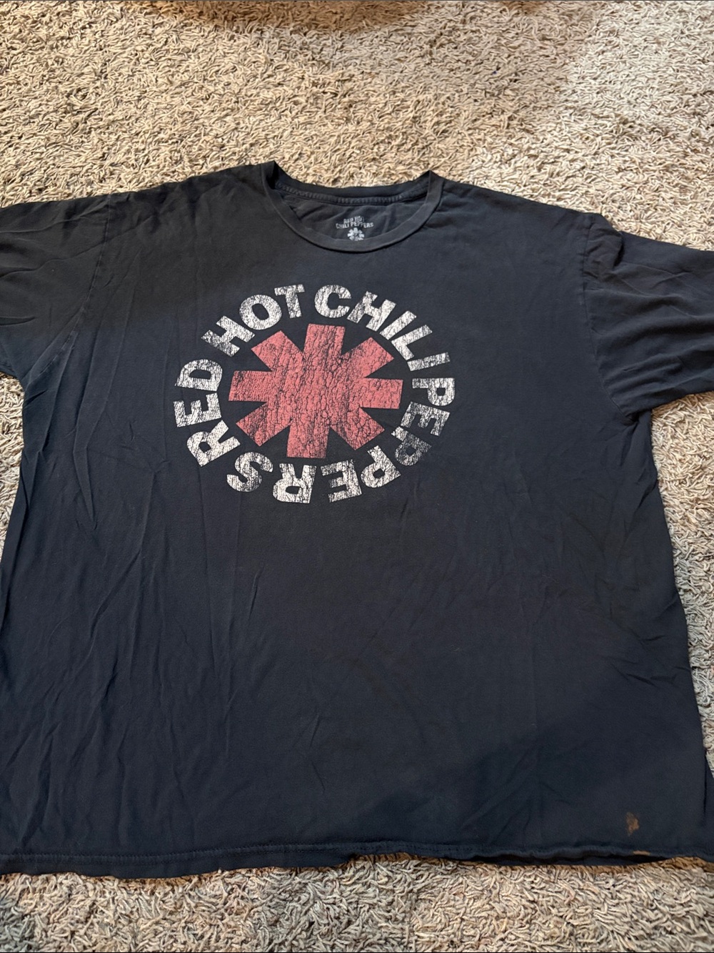 Black Graphic Band T‑Shirt
